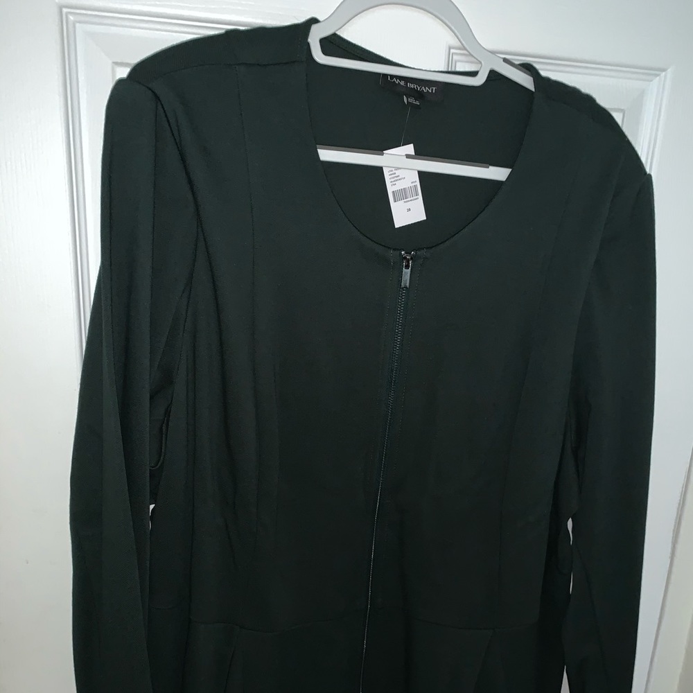 BNWT Green Peplum Blazer